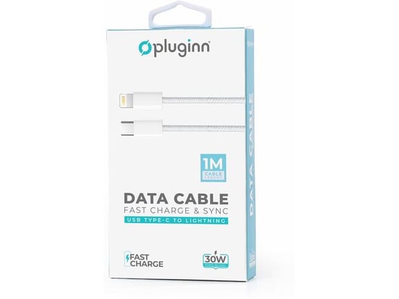 USB kabl Pluginn fast PD 30 W Type C na Lightning USB-C na Lightning 1 m
