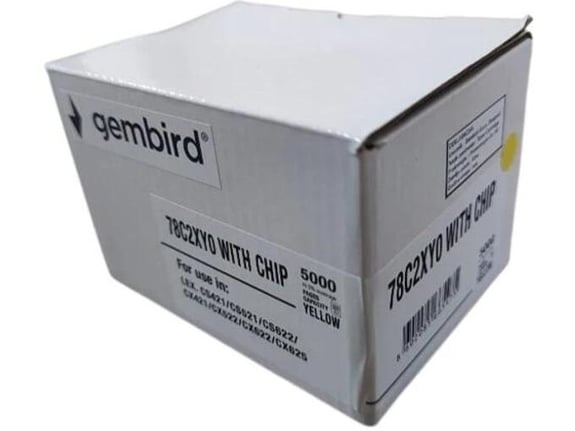 Gembird Toner 78C2XY0 Lexmark žuti