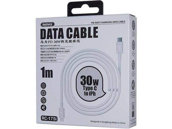 USB kabl Remax RC-175i USB-C na Lightning 1 m