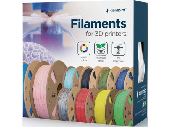 Gembird Filament za 3D štampač ASA 3DP-ASA1.75-01-W