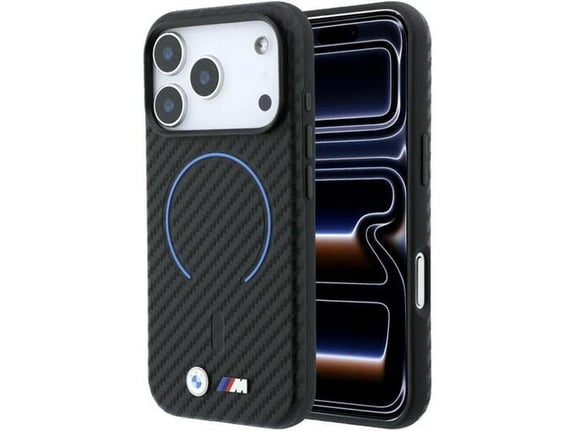 Maska za telefon iPhone 17 Pro Max BMW M Carbon Printed Ring MagSafe