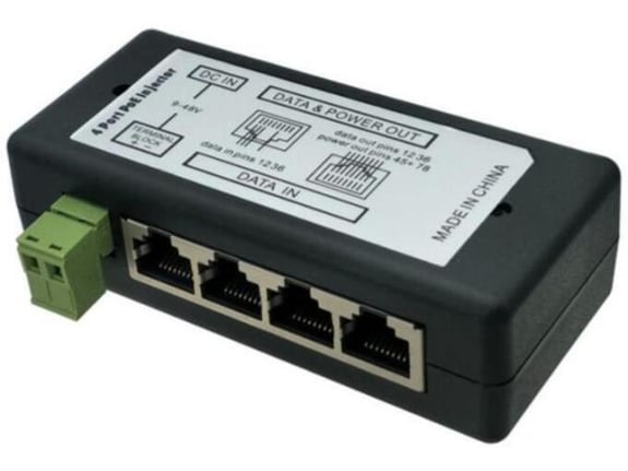 Gembird PoE adapter POE-INJ-4xRJ45
