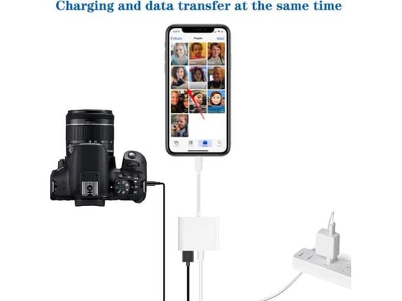 Lighting Čitač kartica 3u1, 2*USB + 1*USB C