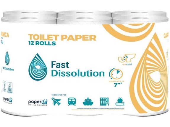 Paperblu Toalet papir za domaćinstvo 165 listova 2sl 8x12 rolni