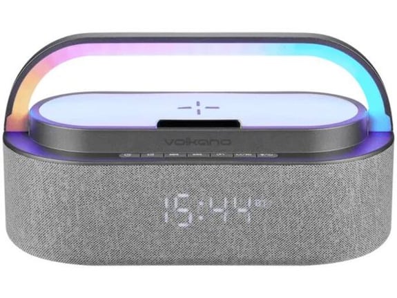 Zvučnik+Alarm+Wireless punjač za mob Volkano Dawn VK-3132-GR