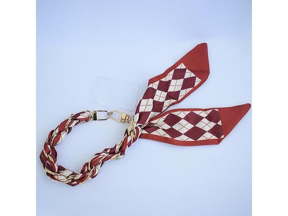 Traka oko ruke Elegant twist crvena