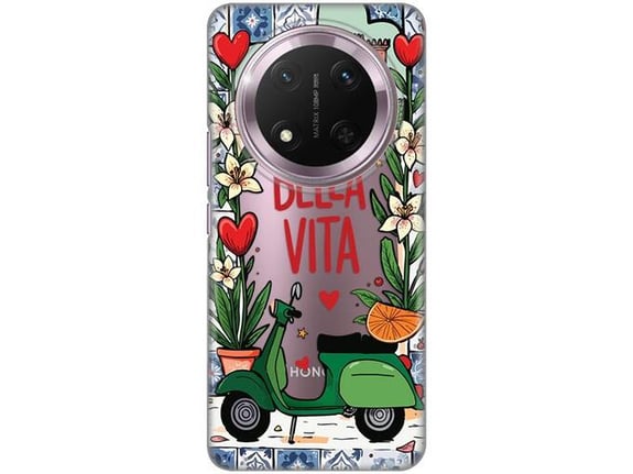 Maska za Honor Magic 7 Lite Bella Vita Silikonska Print Skin