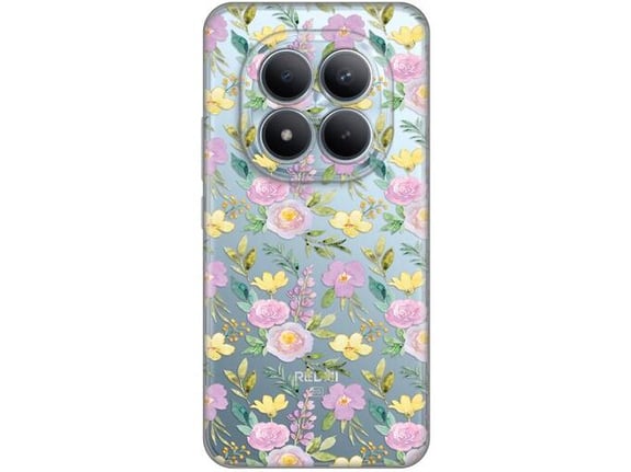 Maska za Xiaomi Redmi Note 15 Pro Plus 5G Soft Flowers Silikonska Print Skin