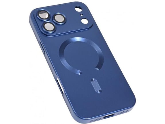 Maska za iPhone 17 Pro Max 69 Magsafe Chrome tamno plava