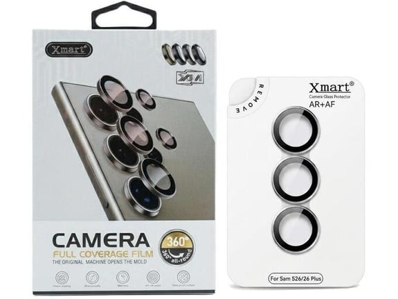 Zaštita kamere Xmart za Samsung S26/ S941B/ S26 Plus/ S946B bela