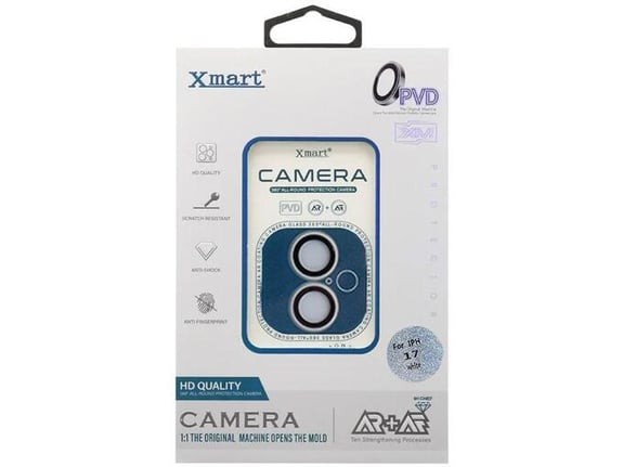 Zaštita kamere Xmart za iPhone 17 bela