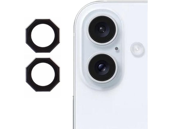 Zaštita kamere AR+AF za iPhone 16/ 16 Plus crna
