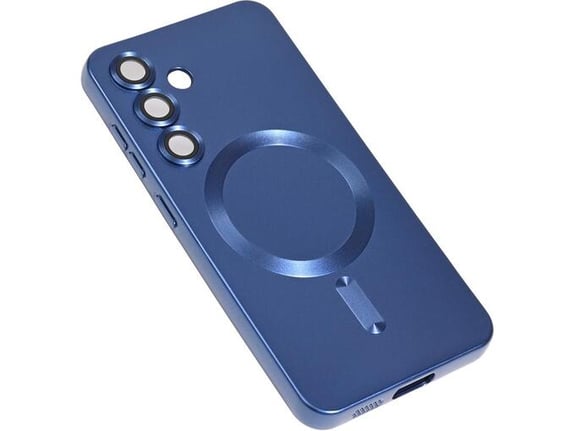 Maska za Samsung Galaxy S25 Magsafe Chrome tamno plava