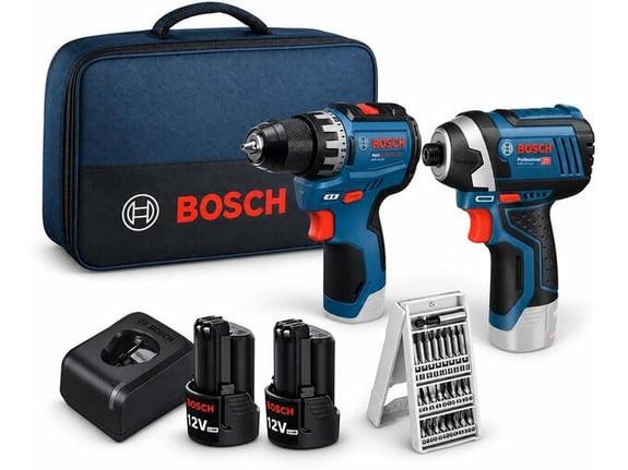 Bosch Set akumulatorske udarne bušilice GSR 12V-31 06019S6004 i udarnog odvrtača GDR 12V-105 Solo 06019A6901