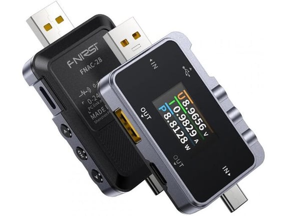 FNIRSI Digitalni USB i USB-C tester FNAC-28 2u1