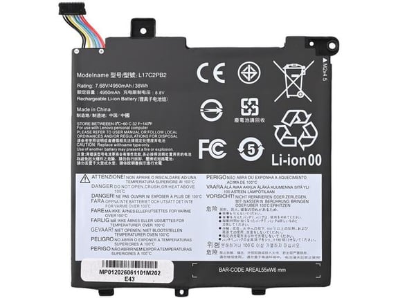 Baterija za laptop L17C2PB2 HQ2200 B