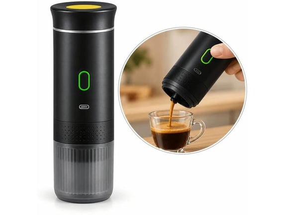 Prenosivi aparat za espreso, za kapsule i mlevenu kafu, USB-C