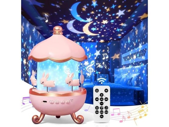 Projektor, muzička kutija i noćna lampa sa 6 motiva
