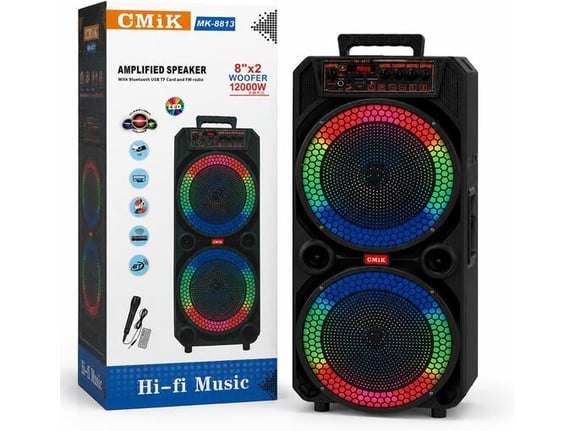 Bluetooth zvučnik za karaoke sa daljinskim i mikrofonom, MK-8813