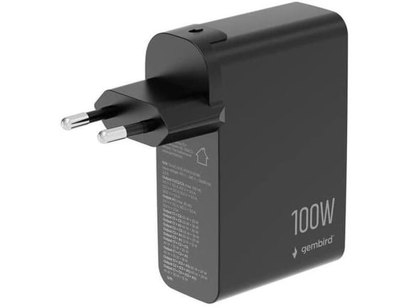 Gembird Adapter TA-UC-1A3C-PD100-01-BK Adapter za punjenje 100W