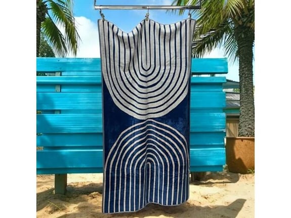 Viktorija Plažni Peškir Deep Blue 100% pamuk 100x170cm