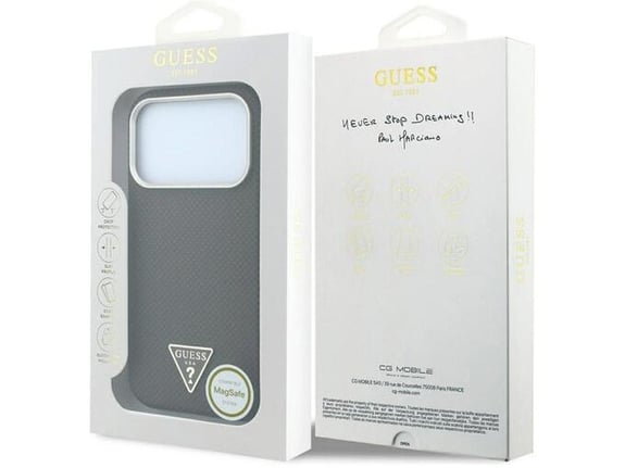 Maska za telefon iPhone 17 Pro Kevlar Triangle Logo MagSafe