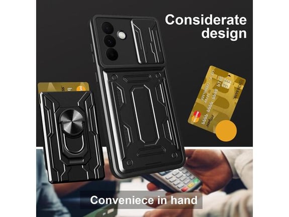 Maska za telefon Honor X7e Titan Ring Wallet