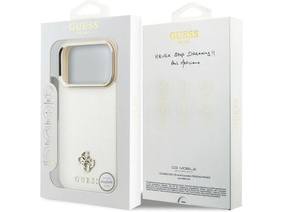 Maska za telefon iPhone 17 Pro Max Saffiano Small 4G Classic Logo MagSafe
