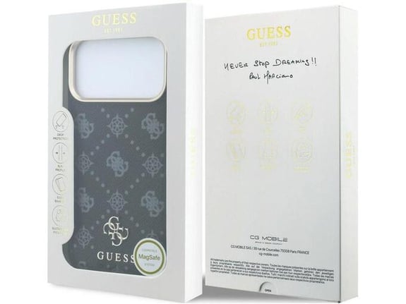 Maska za telefon iPhone 17 Pro Max 18 Pro Max Guess Peony 4G Small Logo MagSafe