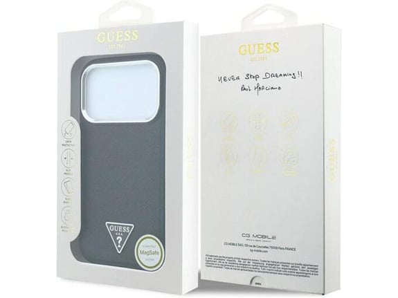 Maska za telefon iPhone 17 Pro Max 18 Pro Max Grained Triangle Logo MagSafe