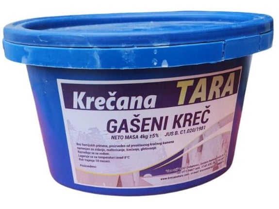 Gašeni kreč - 4kg kanta