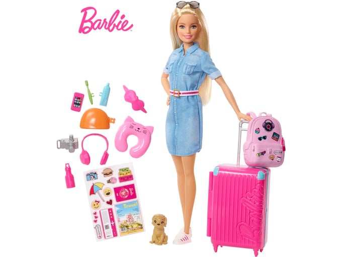 Barbie Lutka Travel u setu