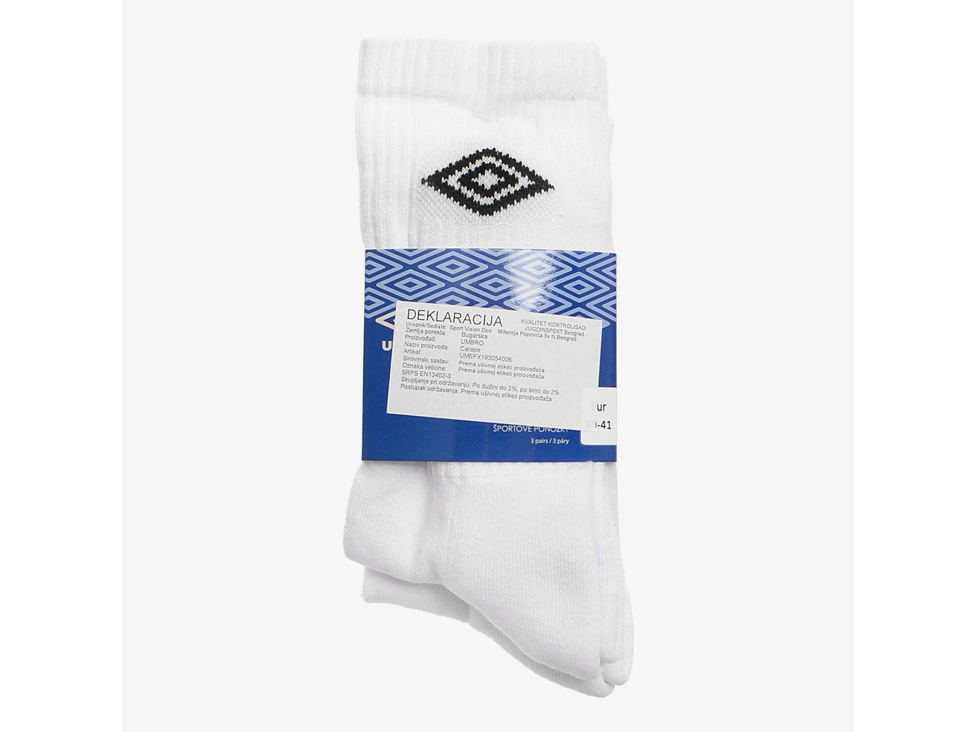 Umbro Unisex čarape Socket UMEFX193054006-10