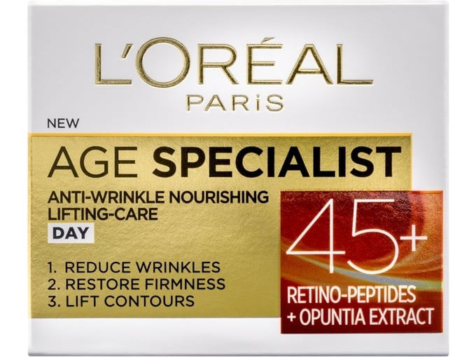 LOreal Paris Dnevna nega protiv bora Age Specialist Anti-Wrinkle 45+ 50ml