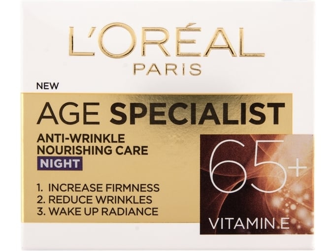 LOreal Paris Noćna nega protiv bora Age Specialist Anti-Wrinkle 65+ 50ml