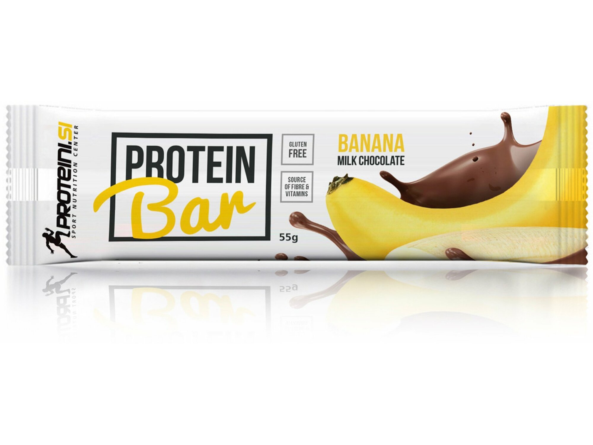 Proteini.si Proteinska čokoladica Banana i mlečna čokolada 55gr