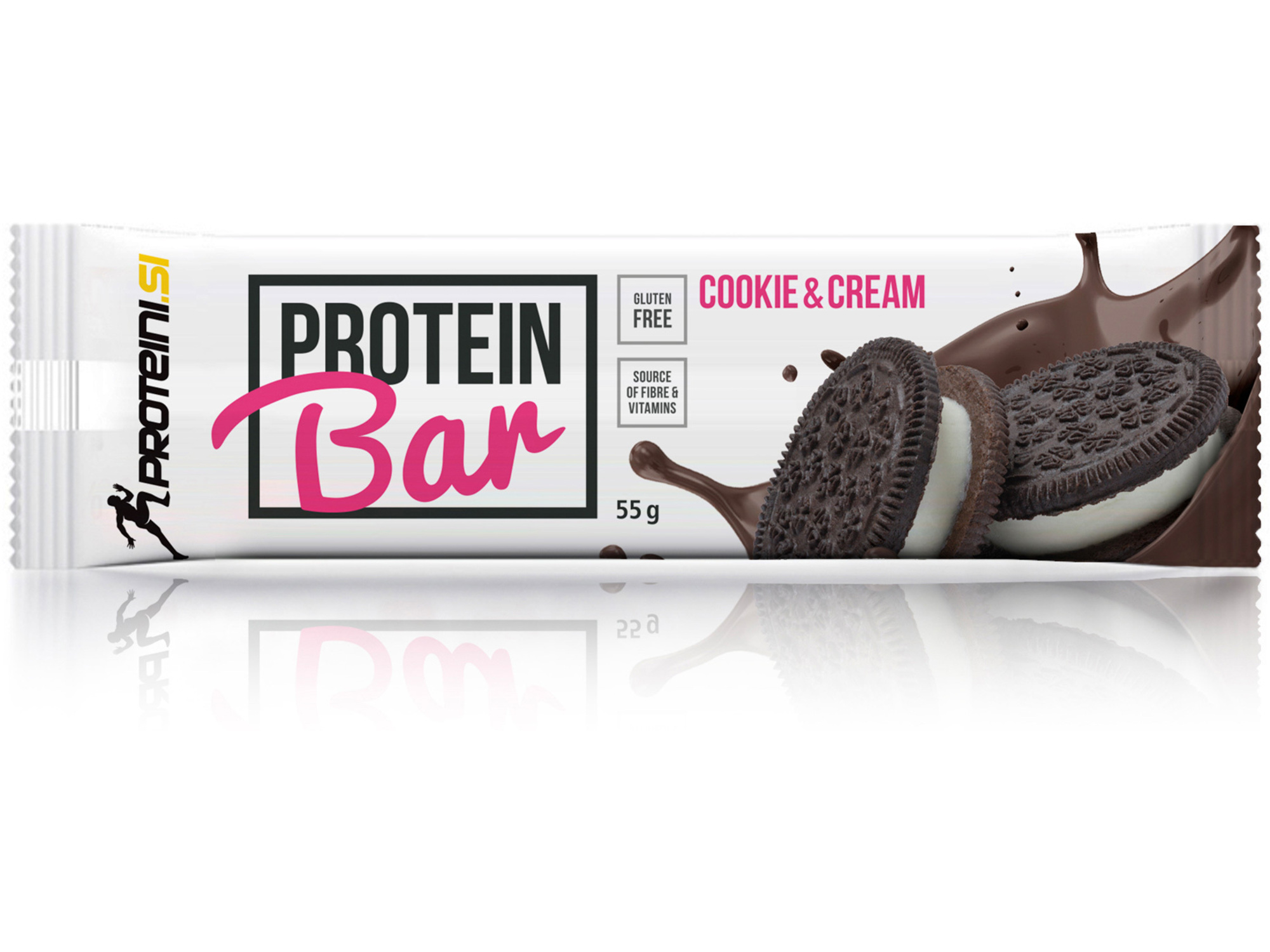 Proteini.si Proteinska čokoladica Keks i krema 55g
