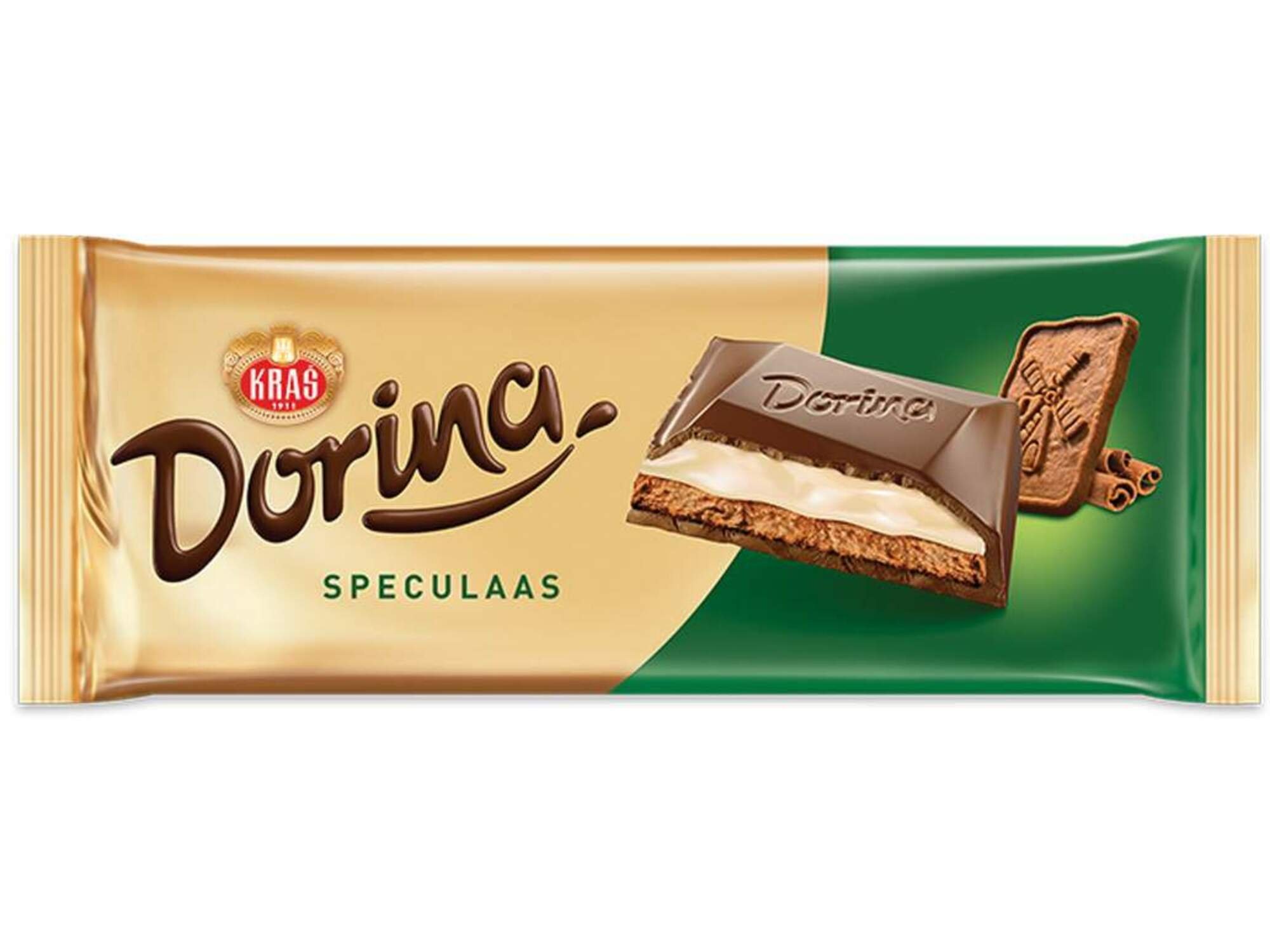 Kraš Dorina mlečna čokolada sa spekulas keksom 300gr