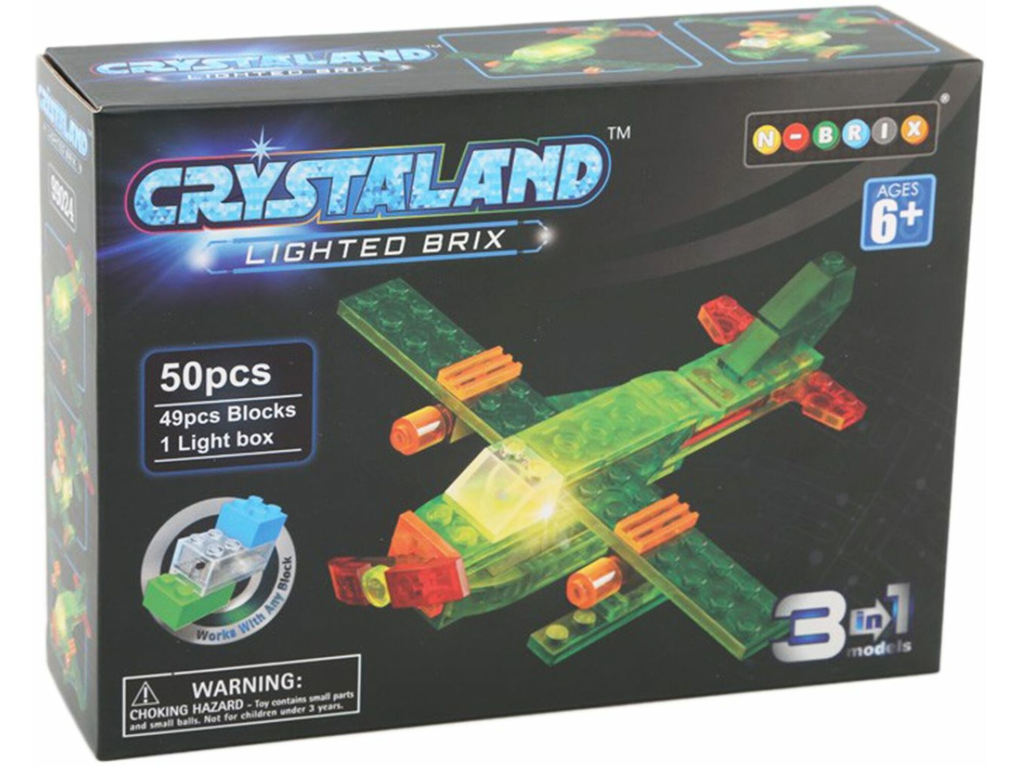 Crystaland Avion 3 u 1 50 kom 31-904000