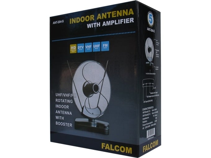 Falcom Antena sobna sa pojačalom UHF/VHF ANT-204S