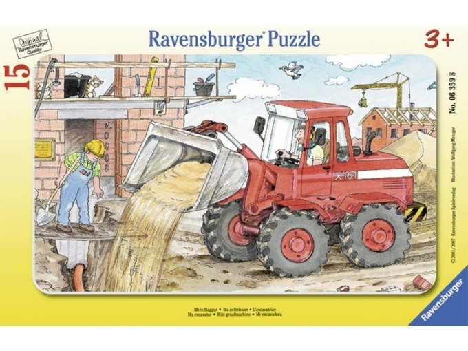 Ravensburger puzzle (slagalice) - Na gradilistu RA06359