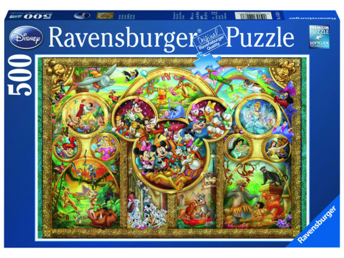 Ravensburger puzzle (slagalice) - Dizni porodica u zlatu RA14183