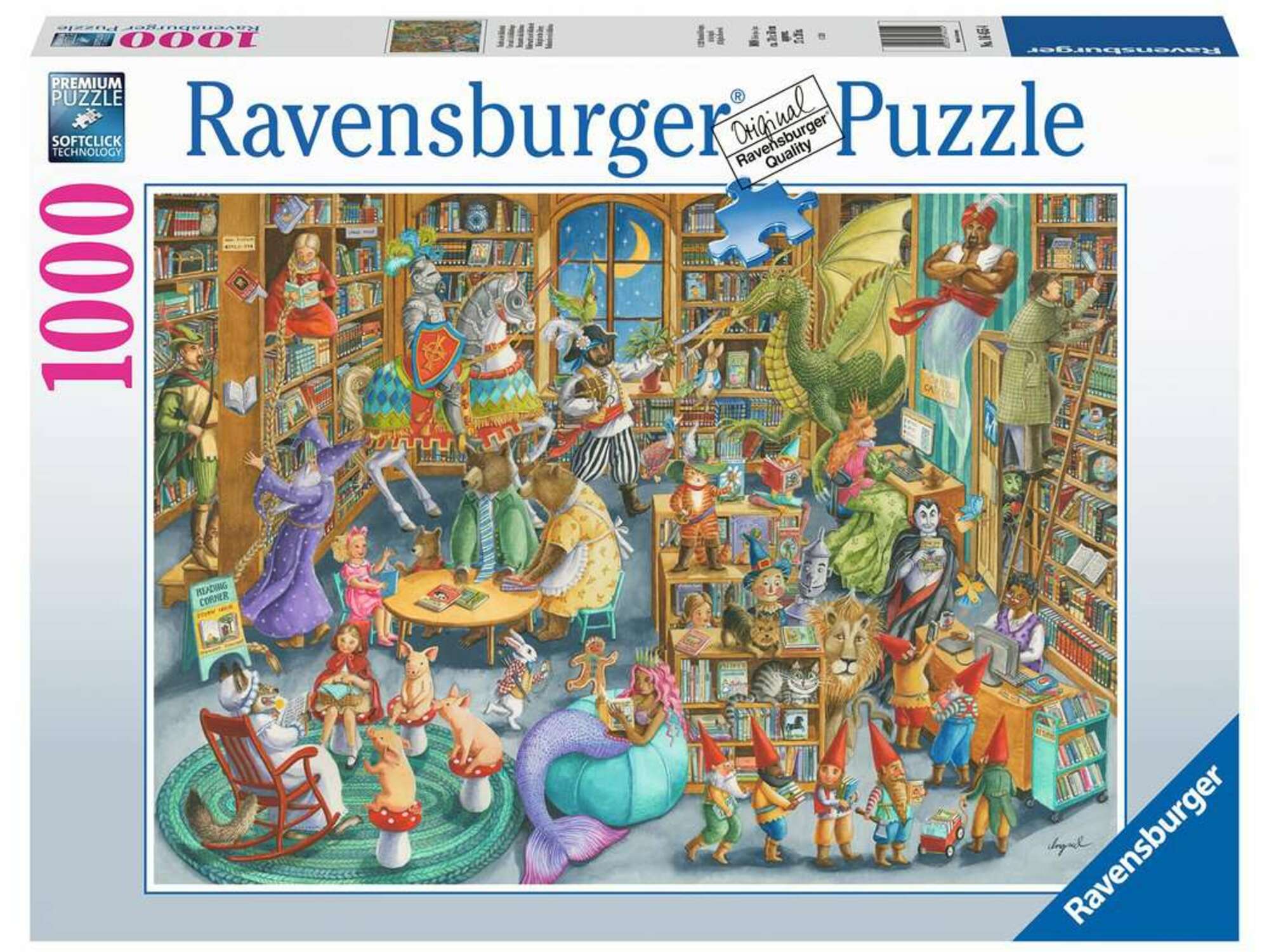 Ravensburger puzzle (slagalice)- Ponoć u biblioteci RA16455
