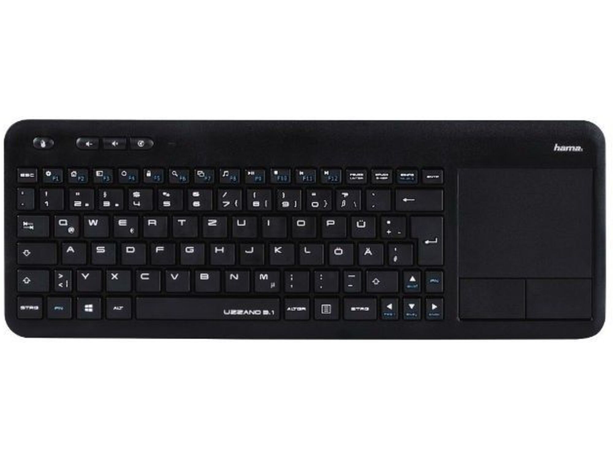 Hama Tastatura TV/PC UZZANO III + ugradjeni miš, bezična