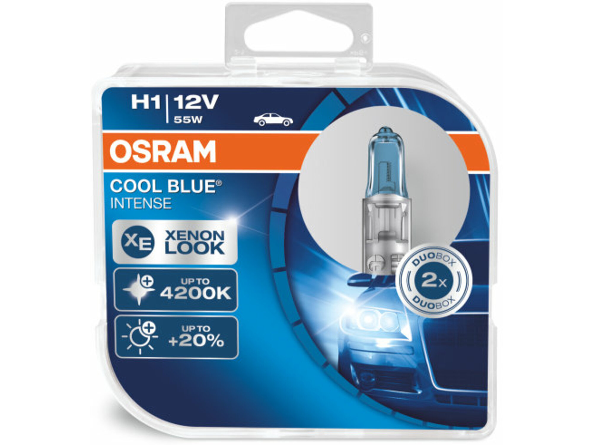 Osram Sijalica H1 12V 55W Cool Blue Intense duo box