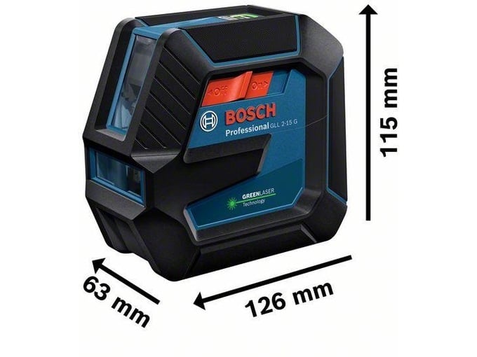 Bosch Linijski laser GLL 2-15 G Proffesional 0601063W00