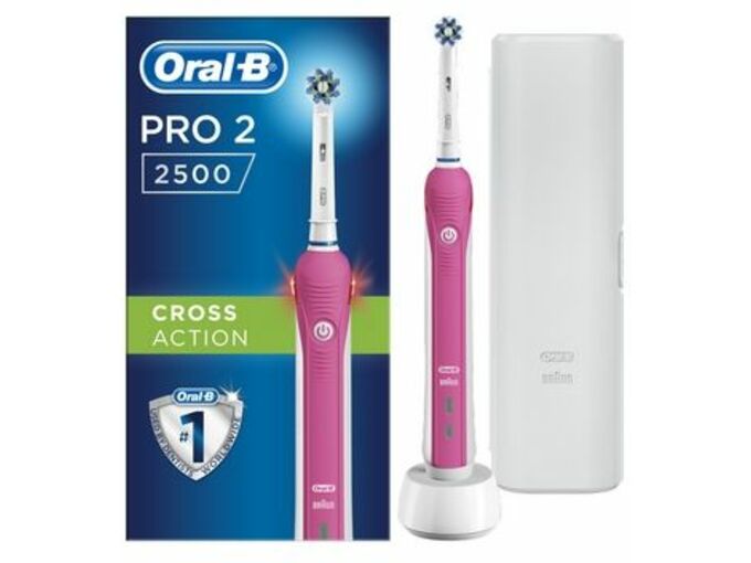 Oral B električna četkica za zube Power Pro2500 Pink  500434