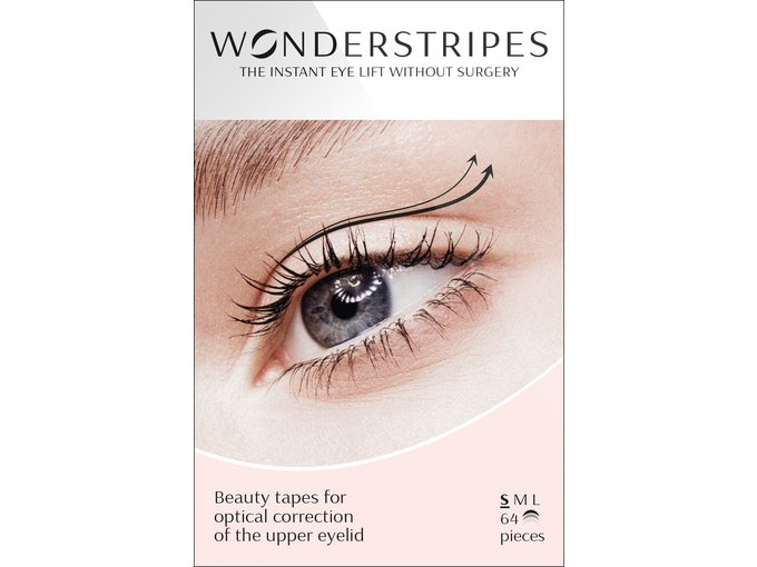 Wonderstripes Silikonske trakice S za korekciju očnih kapaka