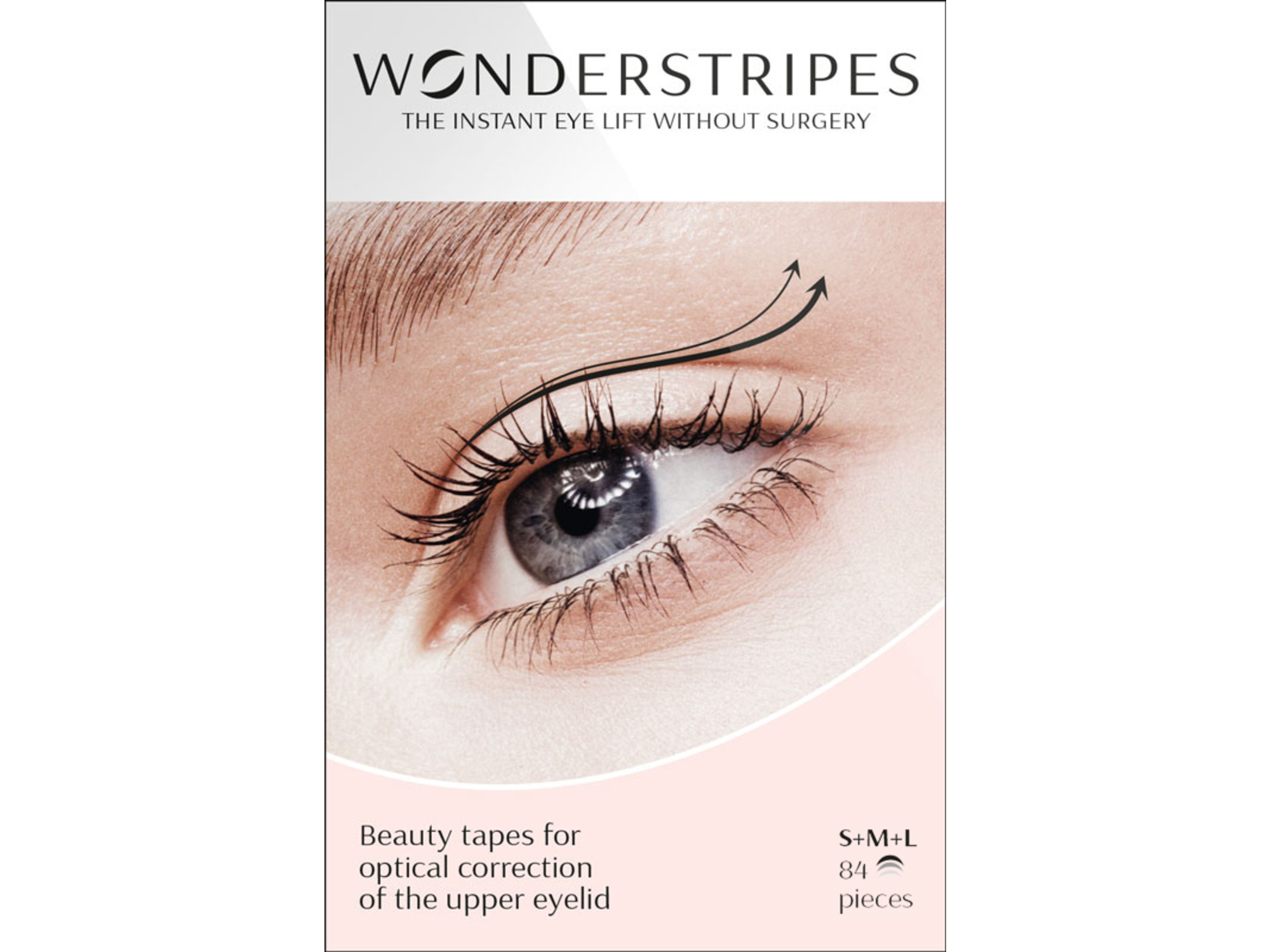 Wonderstripes Silikonske trakice S M L za korekciju očnih kapaka