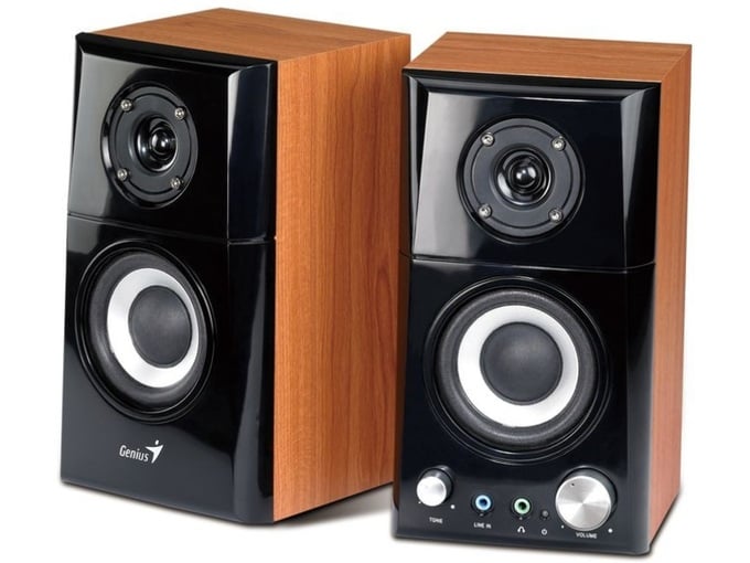 Genius SP-HF500A V2 2.0 Wood Speakers